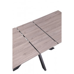 Bordeaux 1.6m Extn Dining Table Grey